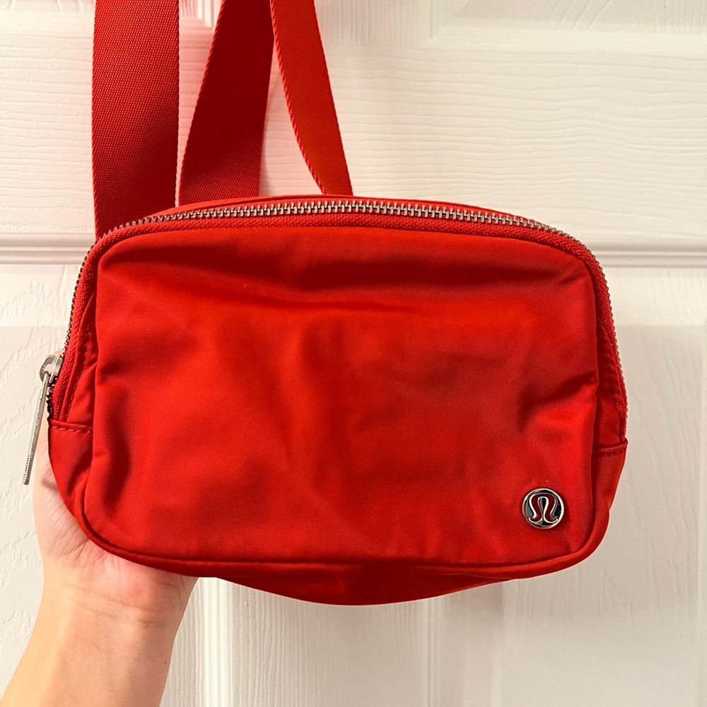 lululemon athletica Red Crossbody Bag / Waist Pack